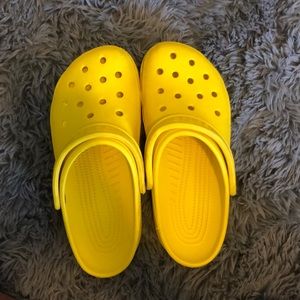Great Condition Yellow Crocs
